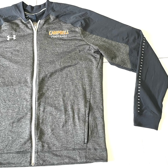 Under Armour ColdGear Loose Campbell Football Logo Light Jacket Sweatshirt Sz XL - Picture 5 of 11